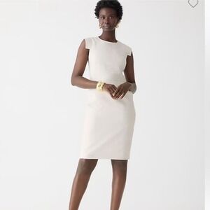J. Crew Resume Dress in Stretch Linen 12